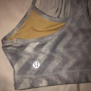 Lululemon top with attached sports bra